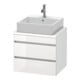 Duravit Waschtischunterschrank Com DuraStyle 60x47,8cm, w hgl/we ma, f Kons, 2 Schub.-1