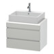 Duravit Waschtischunterschrank Com DuraStyle 70x47,8cm, betgr/we ma, f Kons, 2 Schub.-1