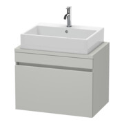Duravit Waschtischunterschrank Com DuraStyle 70x47,8cm, betongr ma, f Kons, 1 Auszug