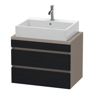 Duravit Waschtischunterschrank Com DuraStyle 70x47,8cm, E sw/Bas ma, f Kons, 2 Schub.