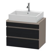 Duravit Waschtischunterschrank Com DuraStyle 70x47,8cm, E sw/Bas ma, f Kons, 2 Schub.-1