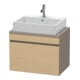 Duravit Waschtischunterschrank Com DuraStyle 70x47,8cm, Ei nat/b ma, f Kons, 1 Auszug-1