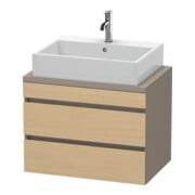 Duravit Waschtischunterschrank Com DuraStyle 70x47,8cm, Ei nat/b ma, f Kons, 2 Schub.