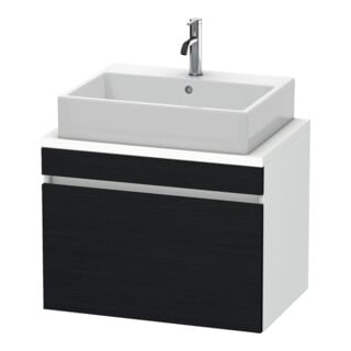 Duravit Waschtischunterschrank Com DuraStyle 70x47,8cm, Ei sw/we ma, f Kons, 1 Auszug