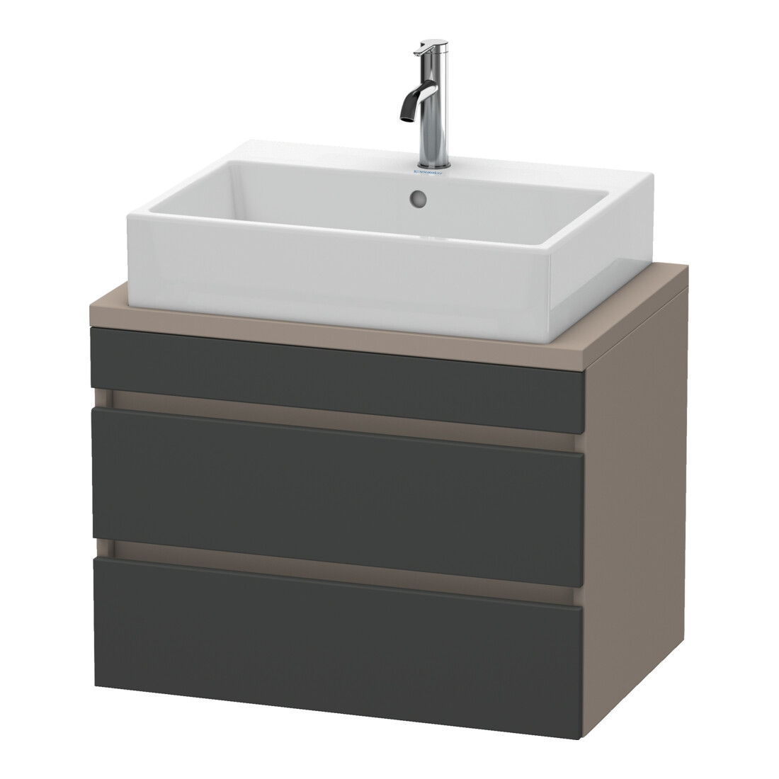 Duravit Waschtischunterschrank Com DuraStyle 70x47,8cm, gra m/ba ma, f Kons, 2 Schub.