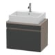 Duravit Waschtischunterschrank Com DuraStyle 70x47,8cm, gra m/bas ma, f Kons, 1 Ausz.-1