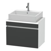 Duravit Waschtischunterschrank Com DuraStyle 70x47,8cm, gra m/we ma, f Kons, 1 Ausz.-1