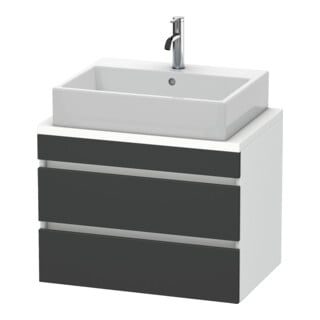Duravit Waschtischunterschrank Com DuraStyle 70x47,8cm, gra m/we ma, f Kons, 2 Schub.