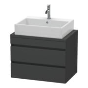Duravit Waschtischunterschrank Com DuraStyle 70x47,8cm, graph ma, f Kons, 2 Schub.