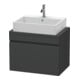 Duravit Waschtischunterschrank Com DuraStyle 70x47,8cm, graph ma, f Konsole, 1 Auszug-1