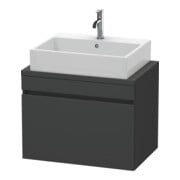 Duravit Waschtischunterschrank Com DuraStyle 70x47,8cm, graph ma, f Konsole, 1 Auszug