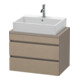 Duravit Waschtischunterschrank Com DuraStyle 70x47,8cm, lei/ba ma, f Kons, 2 Schub.-1