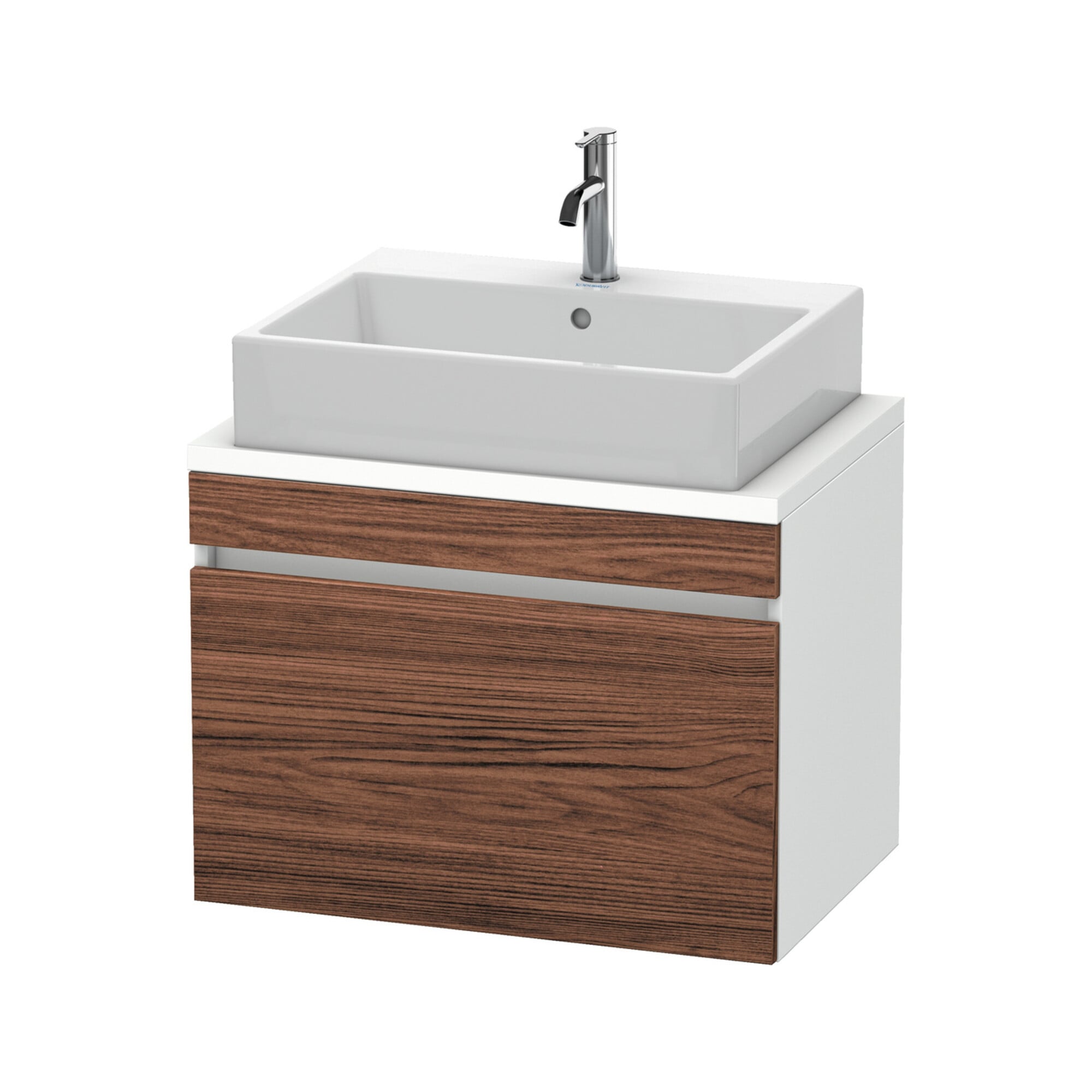 Duravit Waschtischunterschrank Com DuraStyle 70x47,8cm, N dk/we ma, f Kons, 1 Ausz.