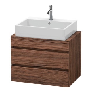 Duravit Waschtischunterschrank Com DuraStyle 70x47,8cm, Nussb dkl., f Kons, 2 Schub.
