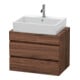 Duravit Waschtischunterschrank Com DuraStyle 70x47,8cm, Nussb dkl., f Kons, 2 Schub.-1