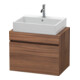 Duravit Waschtischunterschrank Com DuraStyle 70x47,8cm, Nussb Nat, f Kons, 1 Auszug-1