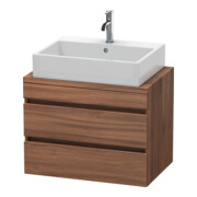 Duravit Waschtischunterschrank Com DuraStyle 70x47,8cm, Nussb Nat, f Kons, 2 Schub.