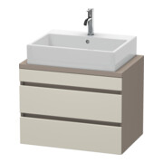 Duravit Waschtischunterschrank Com DuraStyle 70x47,8cm, tau/bas ma, f Kons, 2 Schub.