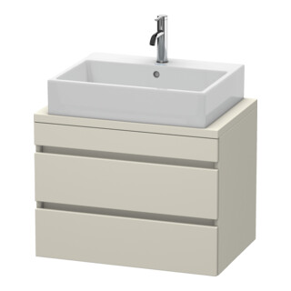 Duravit Waschtischunterschrank Com DuraStyle 70x47,8cm, Tau, f Konsole, 2 Schubkästen