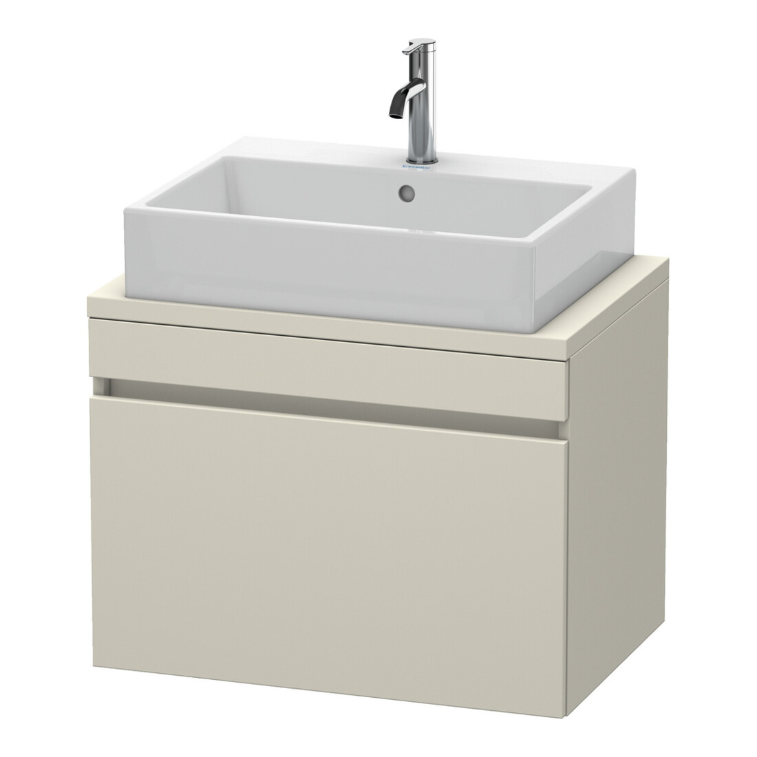 Duravit Waschtischunterschrank Com DuraStyle 70x47,8cm, taupe, für Konsole, 1 Auszug