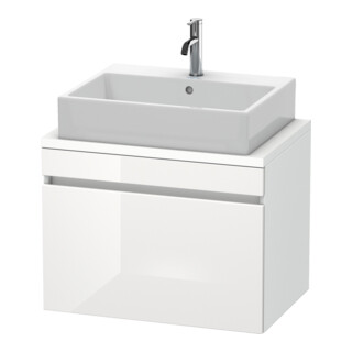 Duravit Waschtischunterschrank Com DuraStyle 70x47,8cm, w hgl/we ma, f Kons, 1 Ausz.