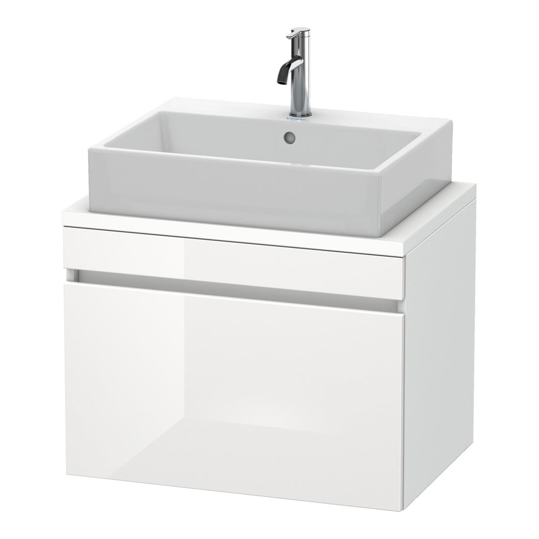 Duravit Waschtischunterschrank Com DuraStyle 70x47,8cm, w hgl/we ma, f Kons, 1 Ausz.