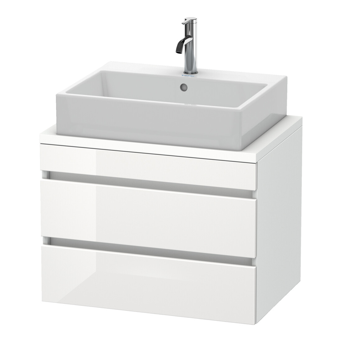 Duravit Waschtischunterschrank Com DuraStyle 70x47,8cm, w hgl/we ma, f Kons, 2 Schub.