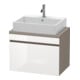Duravit Waschtischunterschrank Com DuraStyle 70x47,8cm, we. hg/b ma, f Kons, 1 Auszug-1