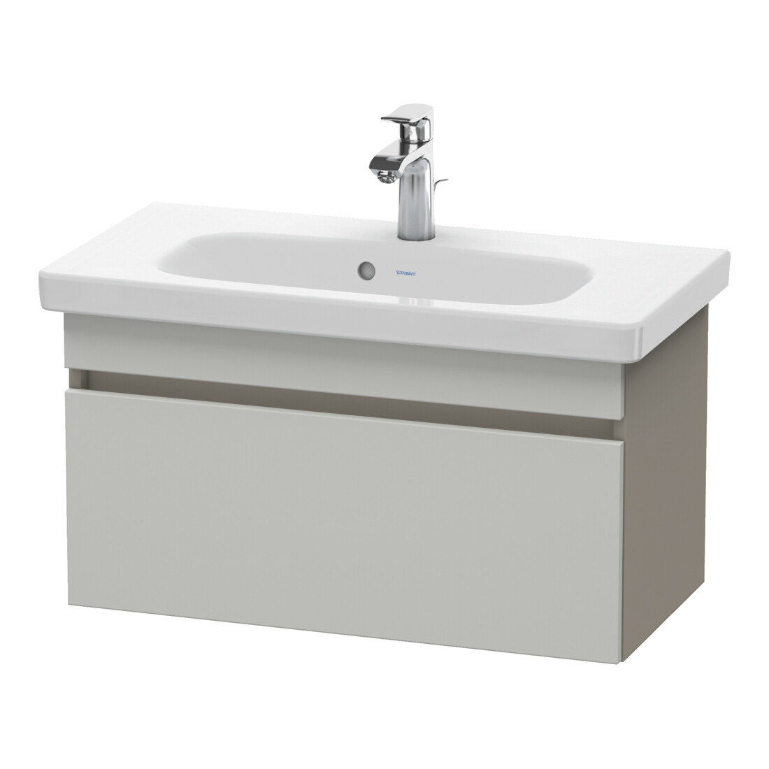 Duravit Waschtischunterschrank Com DuraStyle 73x36,8cm, betongr/basalt matt, 1 Auszug