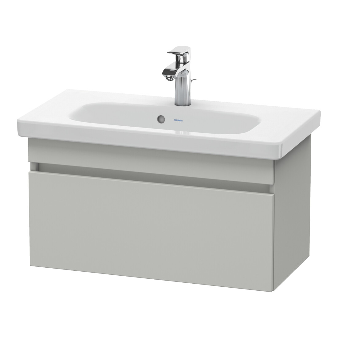 Duravit Waschtischunterschrank Com DuraStyle 73x36,8cm, betongrau matt, 1 Auszug