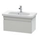 Duravit Waschtischunterschrank Com DuraStyle 73x36,8cm, betongrau/weiß matt, 1 Auszug-1