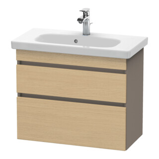 Duravit Waschtischunterschrank Com DuraStyle 73x36,8cm, Ei nat/b ma, 2 SchKa., wandhängend