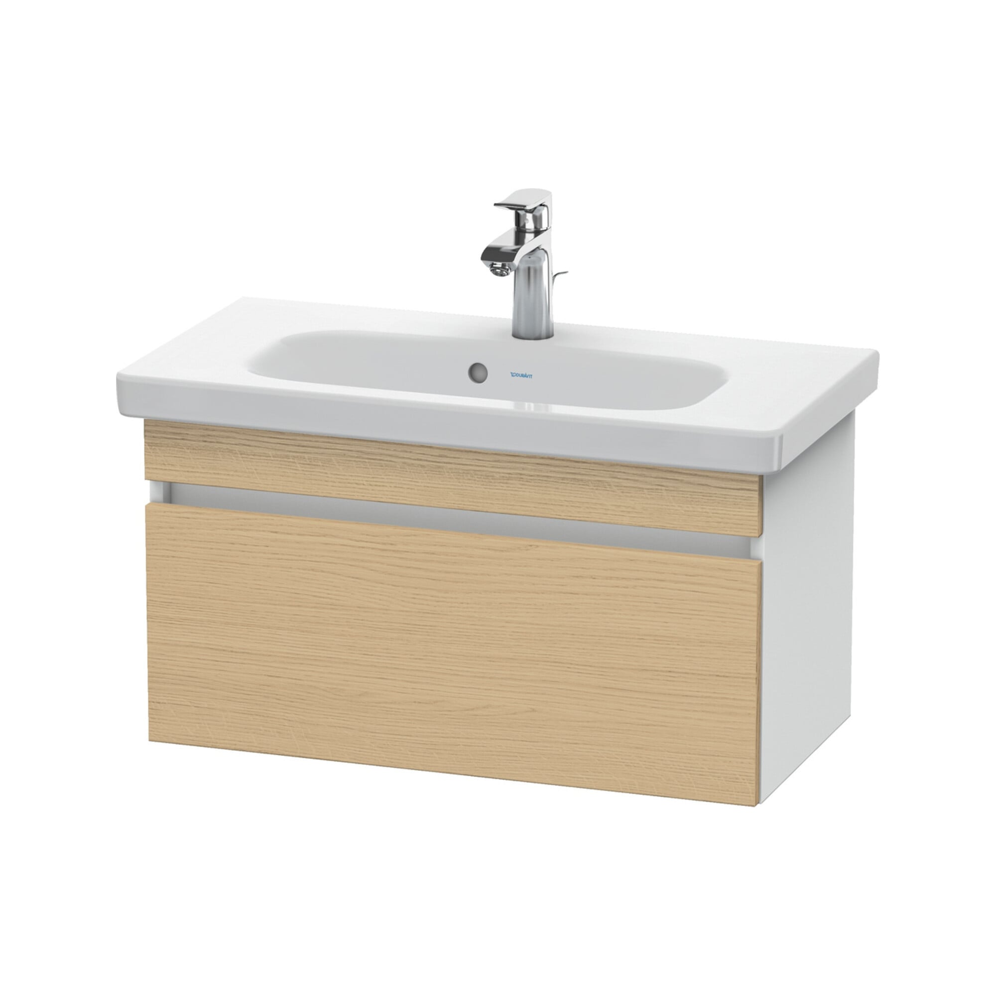 Duravit Waschtischunterschrank Com DuraStyle 73x36,8cm, Ei natur/weiß matt, 1 Auszug