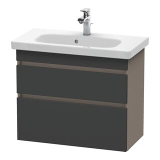 Duravit Waschtischunterschrank Com DuraStyle 73x36,8cm, gra m/bas ma, 2 SchKa., wandhängend