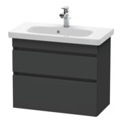 Duravit Waschtischunterschrank Com DuraStyle 73x36,8cm, graph ma, 2 SchKa., wandhängend
