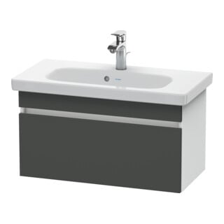 Duravit Waschtischunterschrank Com DuraStyle 73x36,8cm, graph matt/we matt, 1 Auszug