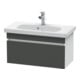 Duravit Waschtischunterschrank Com DuraStyle 73x36,8cm, graph matt/we matt, 1 Auszug-1