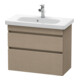 Duravit Waschtischunterschrank Com DuraStyle 73x36,8cm, lei, 2 SchKa., wandhängend-1
