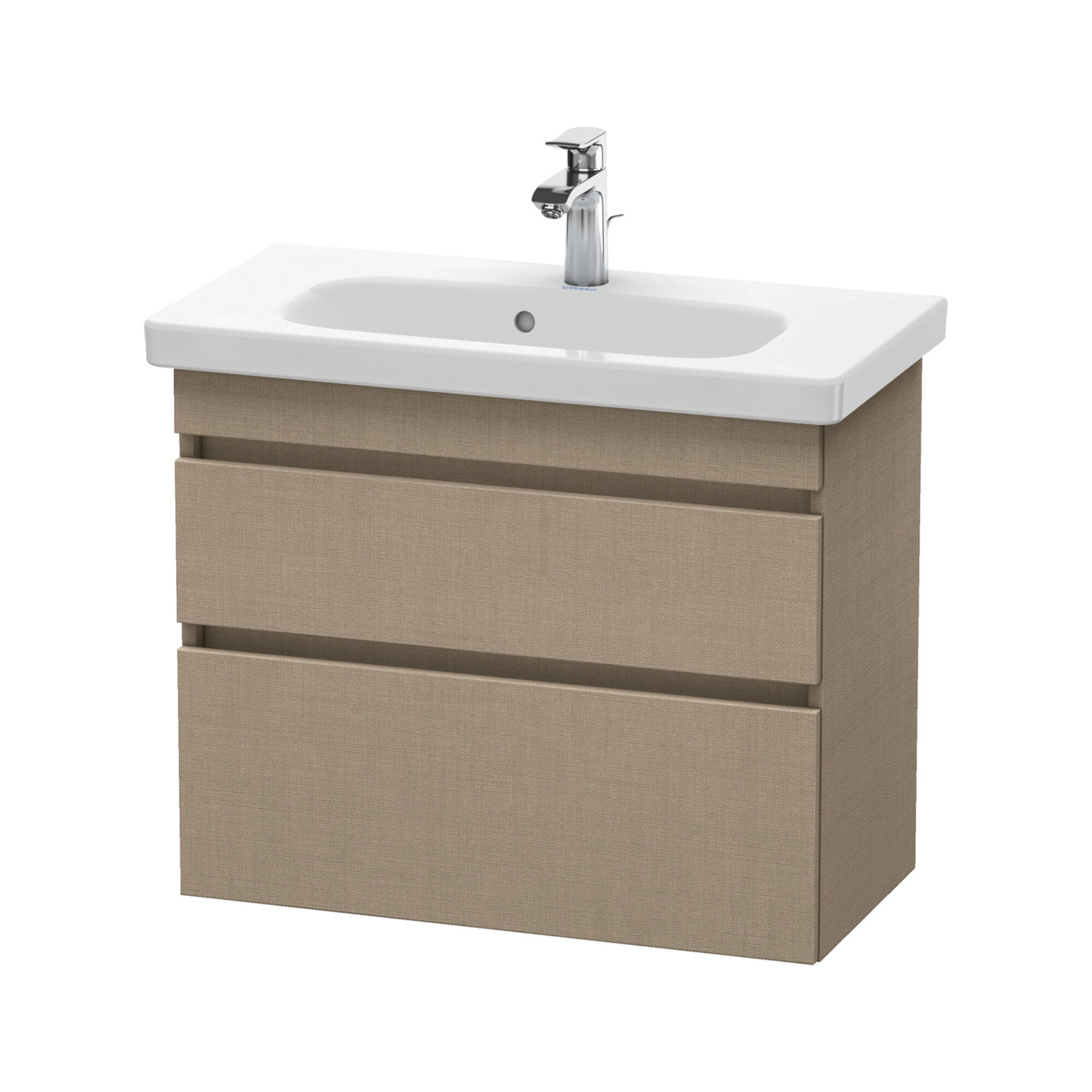 Duravit Waschtischunterschrank Com DuraStyle 73x36,8cm, lei, 2 SchKa., wandhängend