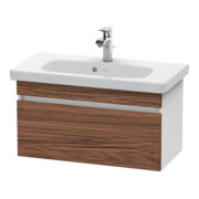 Duravit Waschtischunterschrank Com DuraStyle 73x36,8cm, Nussb dunk./weiß ma, 1 Auszug