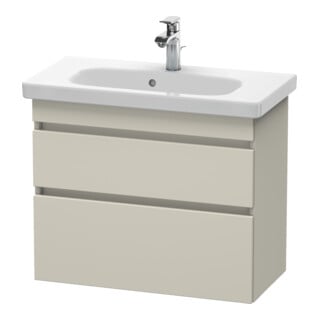Duravit Waschtischunterschrank Com DuraStyle 73x36,8cm, Tau, 2 SchKa., wandhängend