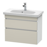 Duravit Waschtischunterschrank Com DuraStyle 73x36,8cm, tau/we ma, 2 SchKa., wandhängend
