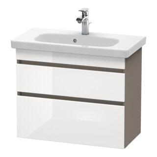 Duravit Waschtischunterschrank Com DuraStyle 73x36,8cm, we. hg/b ma, 2 SchKa., wandhängend