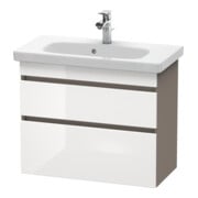 Duravit Waschtischunterschrank Com DuraStyle 73x36,8cm, we. hg/b ma, 2 SchKa., wandhängend