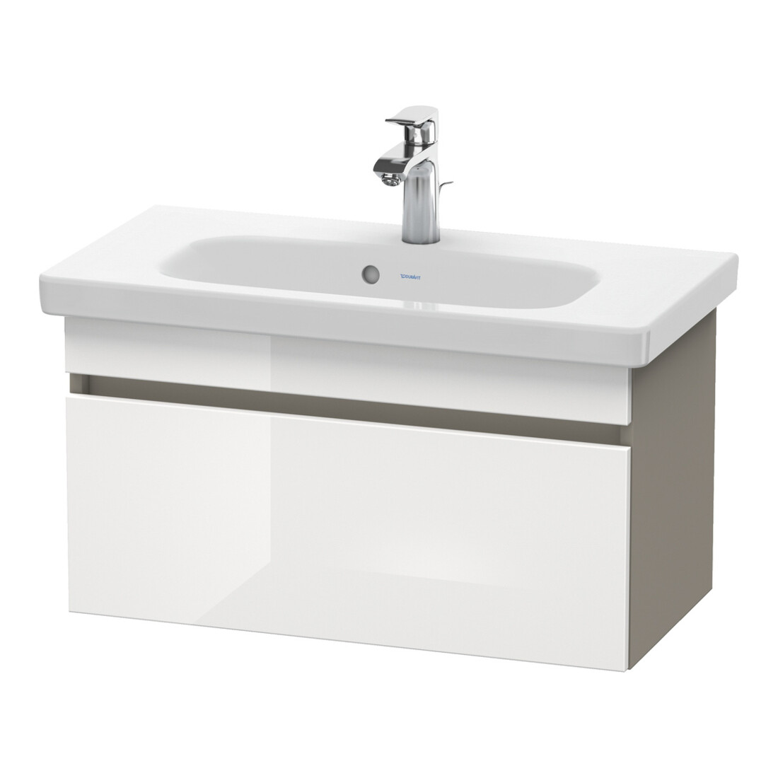 Duravit Waschtischunterschrank Com DuraStyle 73x36,8cm, we. hg/b matt, 1 Auszug