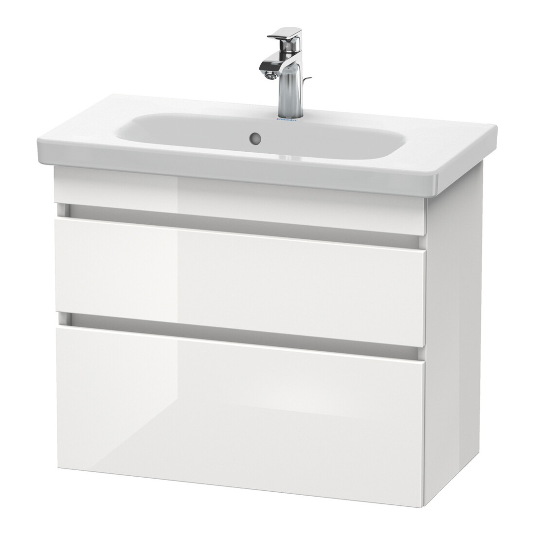 Duravit Waschtischunterschrank Com DuraStyle 73x36,8cm, we. hgl, 2 SchKa., wandhängend