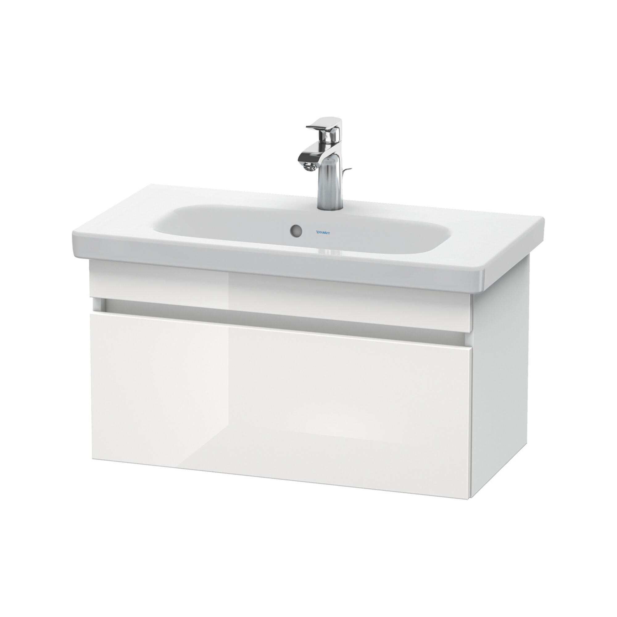 Duravit Waschtischunterschrank Com DuraStyle 73x36,8cm, we. hgl/we matt, 1 Auszug
