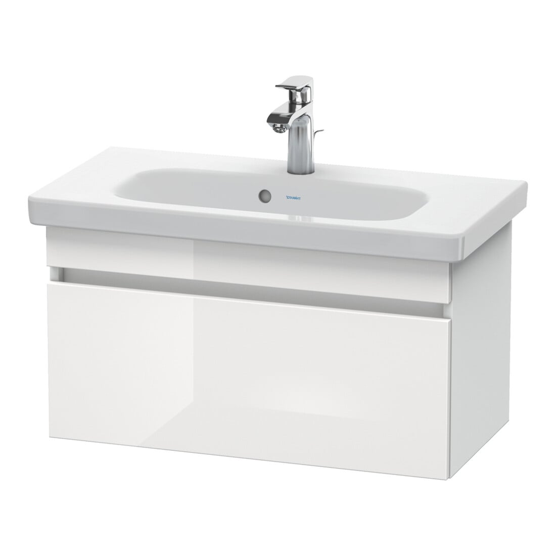 Duravit Waschtischunterschrank Com DuraStyle 73x36,8cm, we. hgl/we matt, 1 Auszug