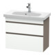 Duravit Waschtischunterschrank Com DuraStyle 73x36,8cm, we. m/bas ma, 2 SchKa., wandhängend-1