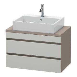 Duravit Waschtischunterschrank Com DuraStyle 80x47,8cm, betg/ba ma, f Kons, 2 Schub.